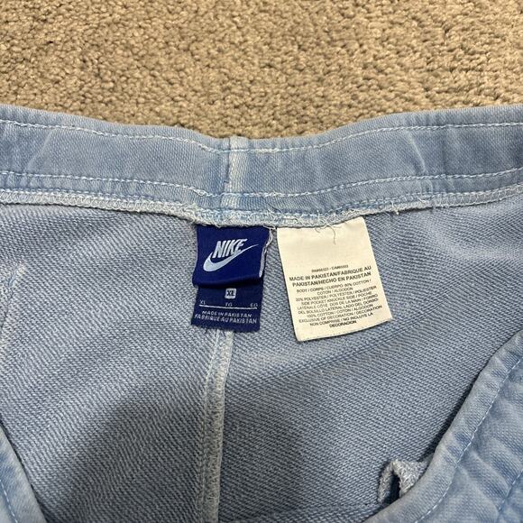 Nike Shorts Mens Size XL Blue Sportswear Gym Swoosh Drawstring - Picture 3 of 5